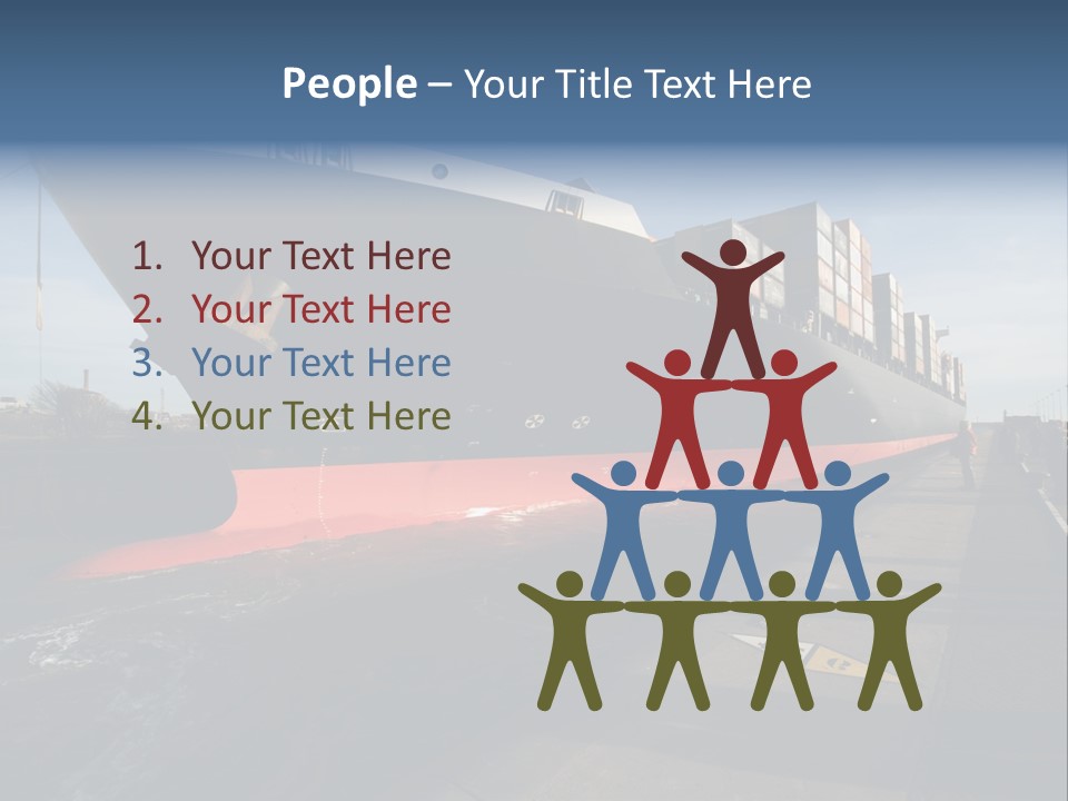 Red Vacation Rest PowerPoint Template