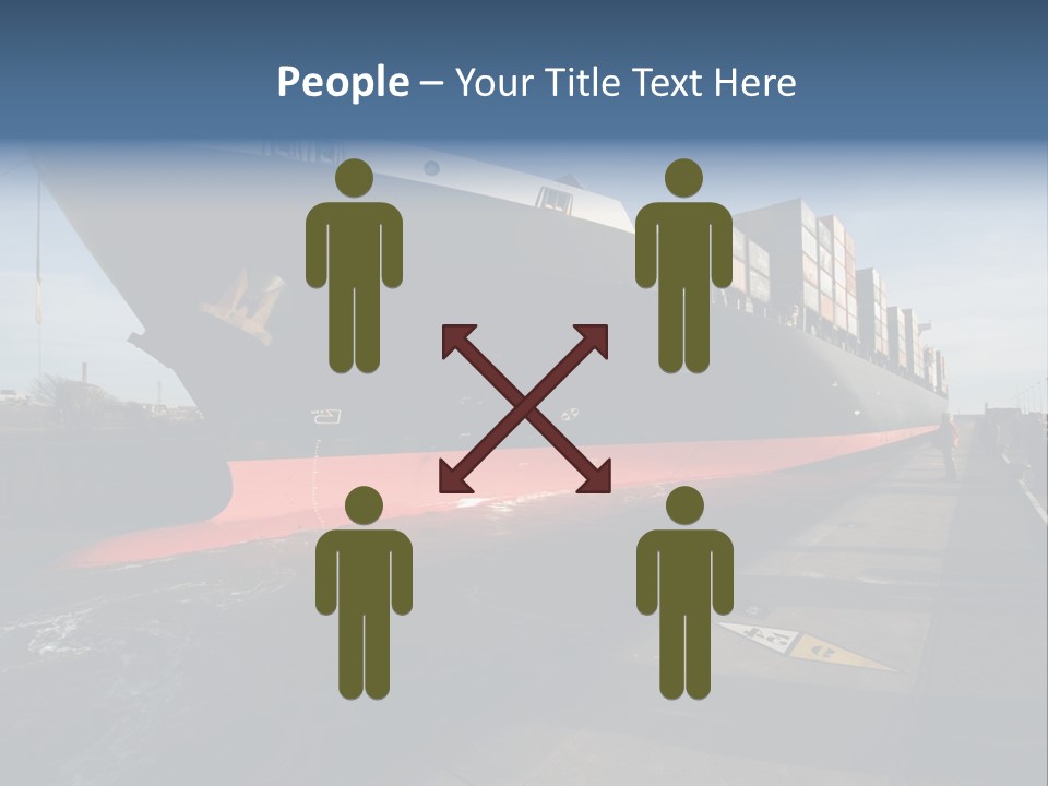 Red Vacation Rest PowerPoint Template