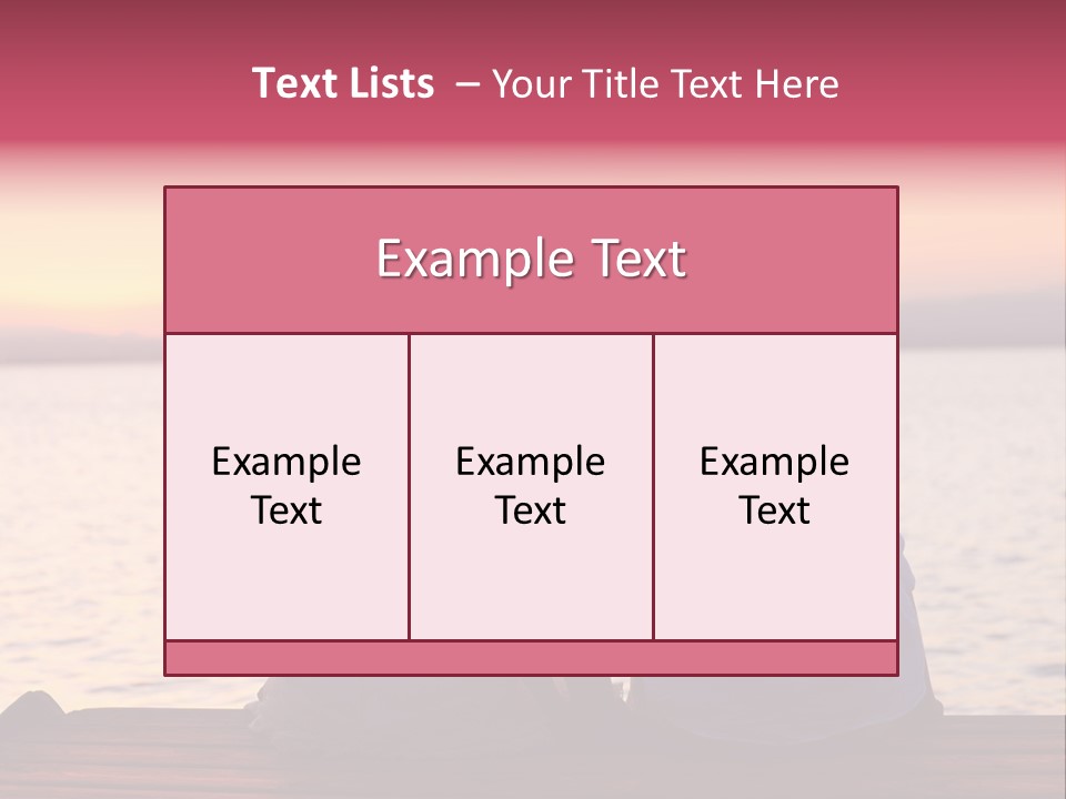 Dawn Nature Perfect PowerPoint Template