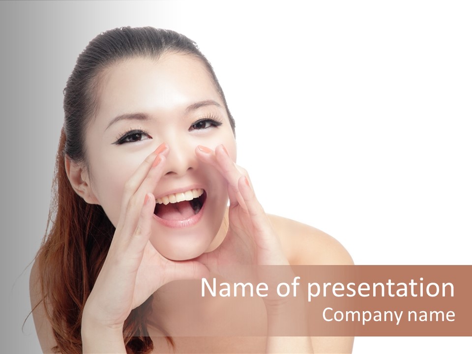 Lady Asian Touch PowerPoint Template