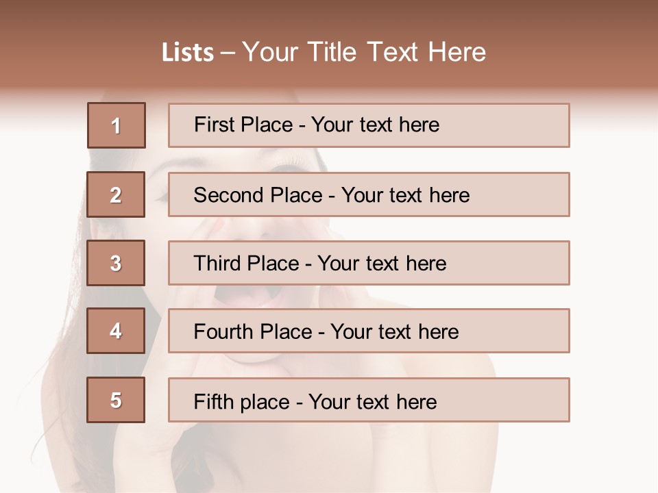 Lady Asian Touch PowerPoint Template