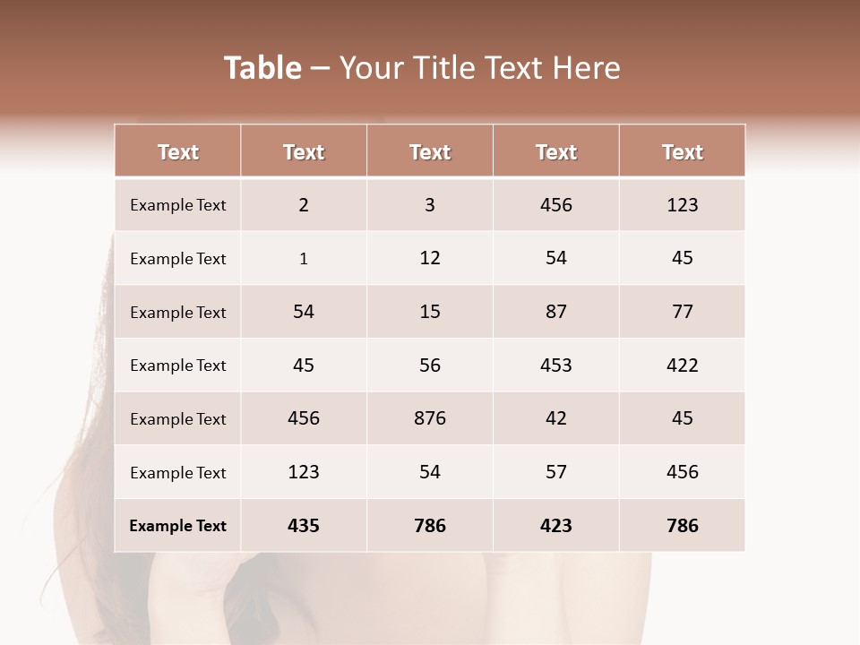 Lady Asian Touch PowerPoint Template