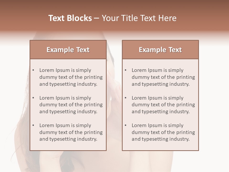 Lady Asian Touch PowerPoint Template