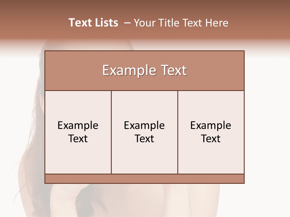 Lady Asian Touch PowerPoint Template