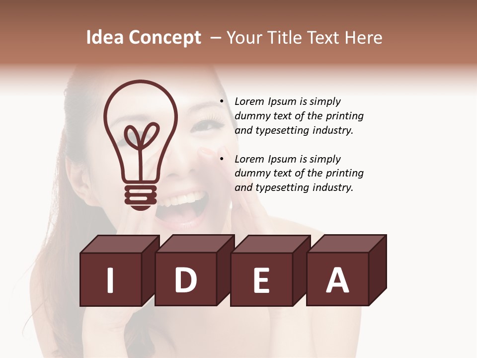 Lady Asian Touch PowerPoint Template