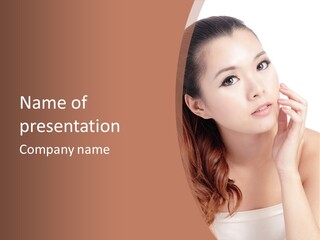 Skincare Happy Hair PowerPoint Template