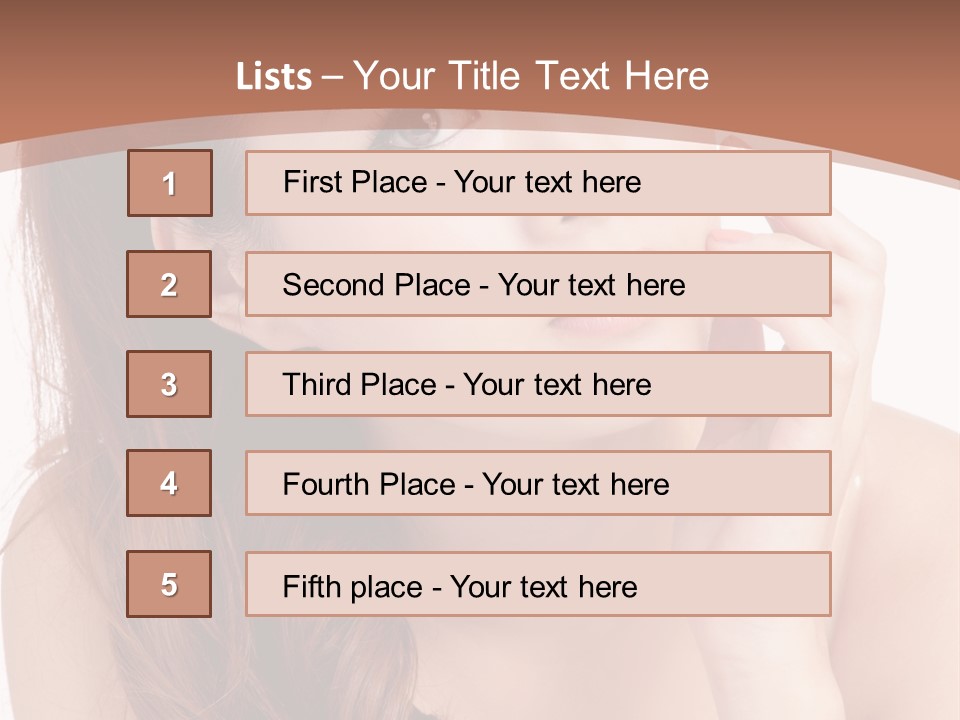 Skincare Happy Hair PowerPoint Template