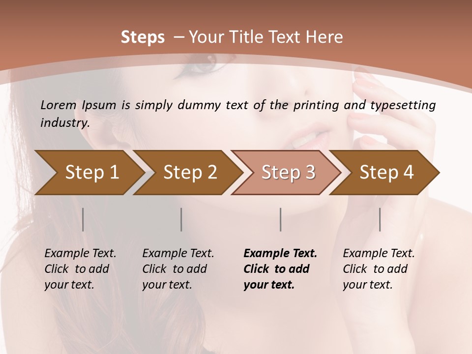 Skincare Happy Hair PowerPoint Template