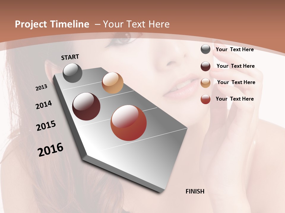 Skincare Happy Hair PowerPoint Template