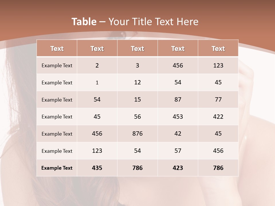 Skincare Happy Hair PowerPoint Template