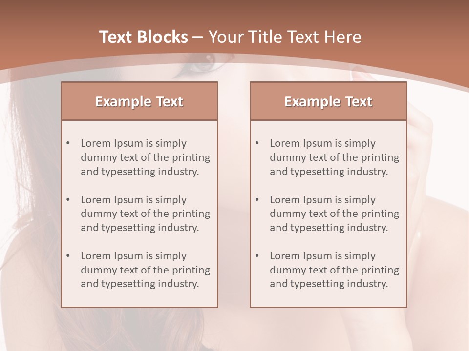 Skincare Happy Hair PowerPoint Template