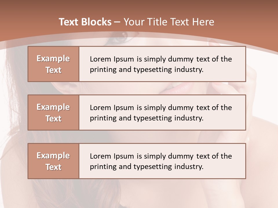 Skincare Happy Hair PowerPoint Template