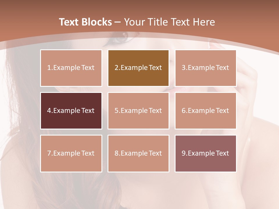 Skincare Happy Hair PowerPoint Template