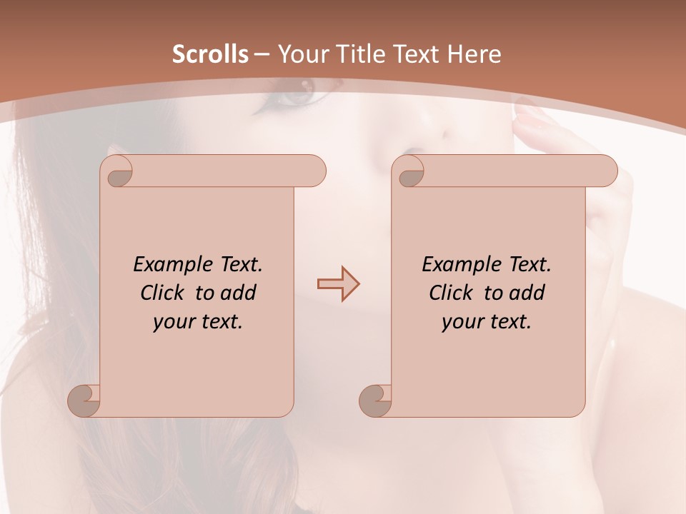 Skincare Happy Hair PowerPoint Template