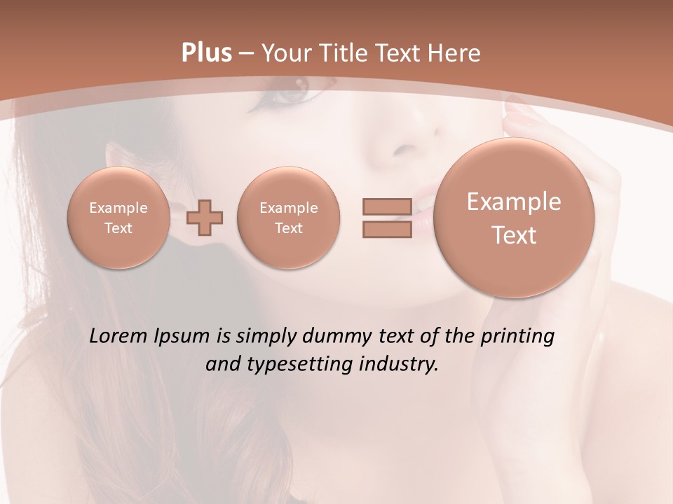Skincare Happy Hair PowerPoint Template
