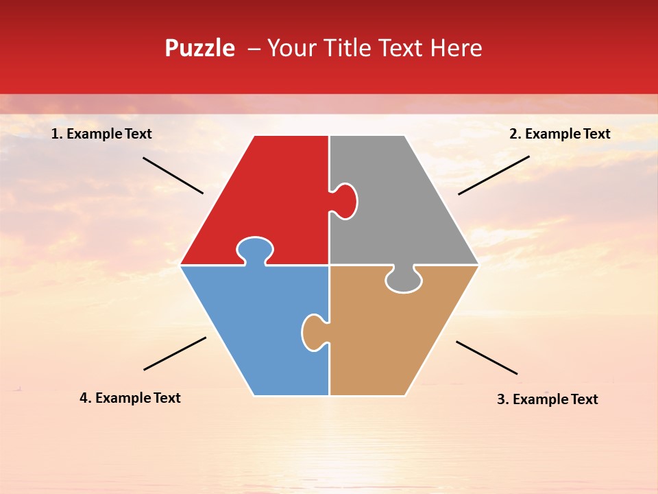 New Sunshine Wave PowerPoint Template