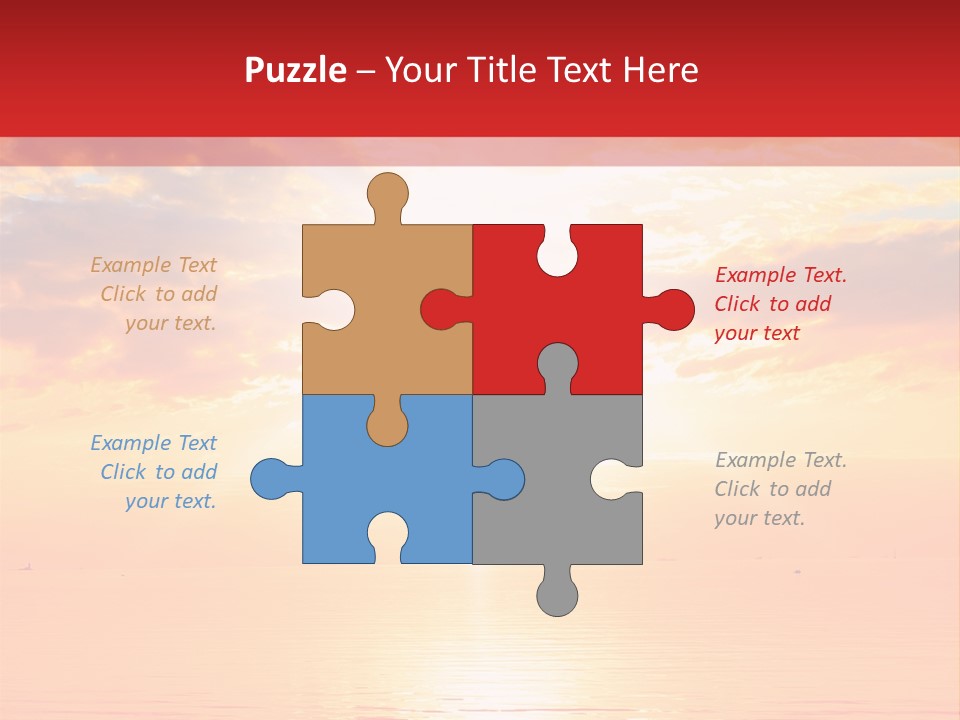 New Sunshine Wave PowerPoint Template