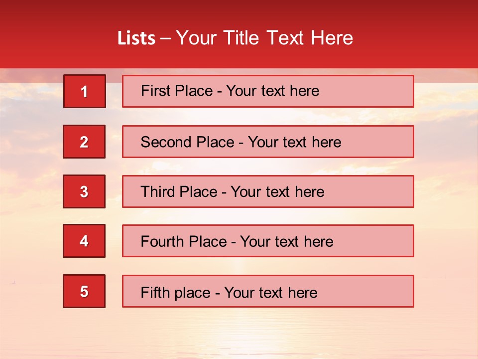 New Sunshine Wave PowerPoint Template