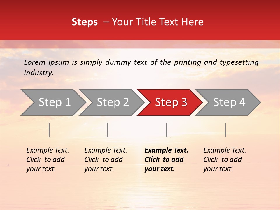 New Sunshine Wave PowerPoint Template