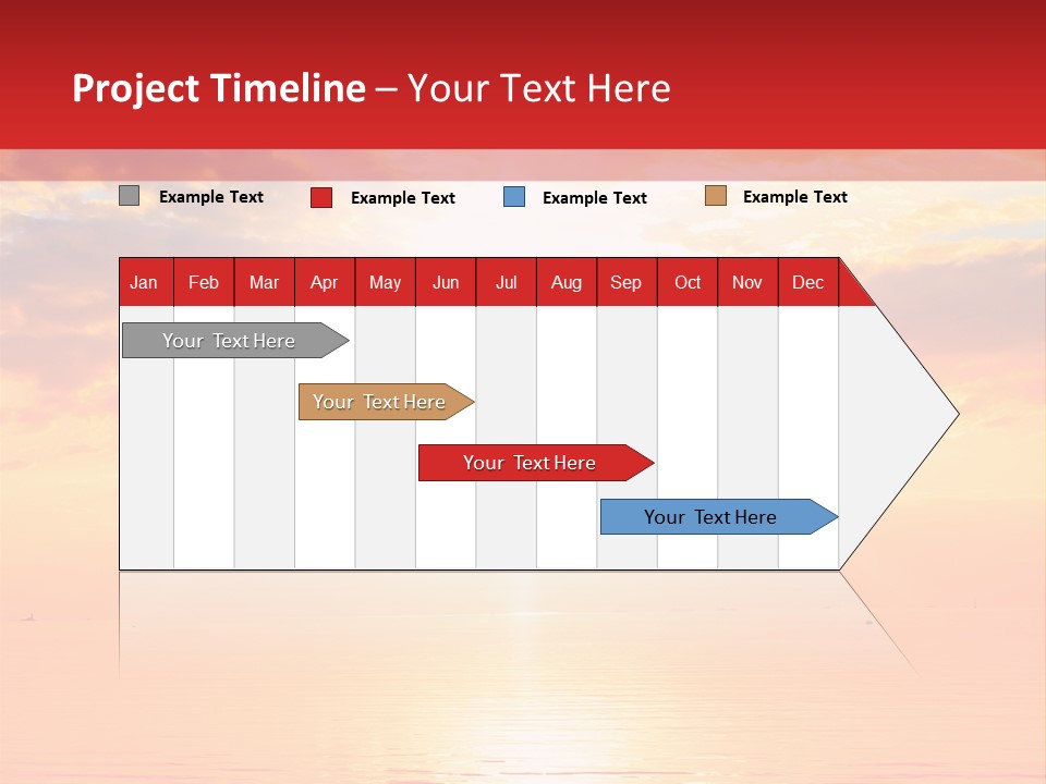 New Sunshine Wave PowerPoint Template