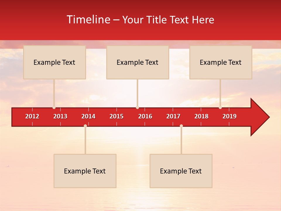 New Sunshine Wave PowerPoint Template