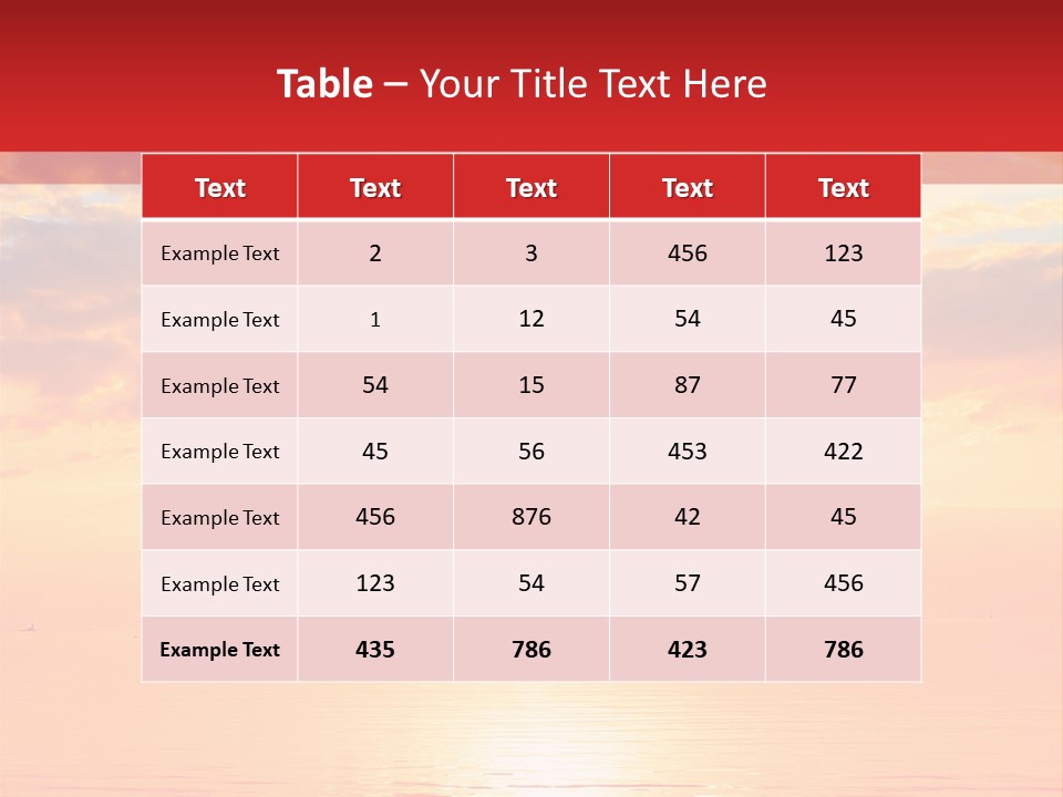 New Sunshine Wave PowerPoint Template