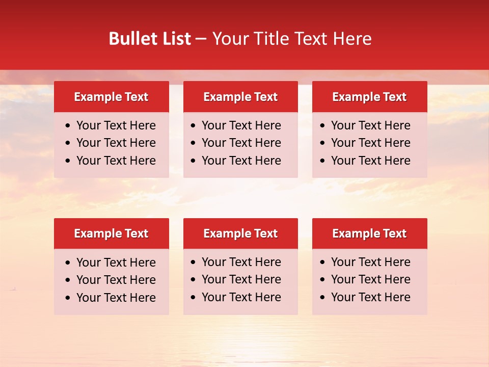 New Sunshine Wave PowerPoint Template