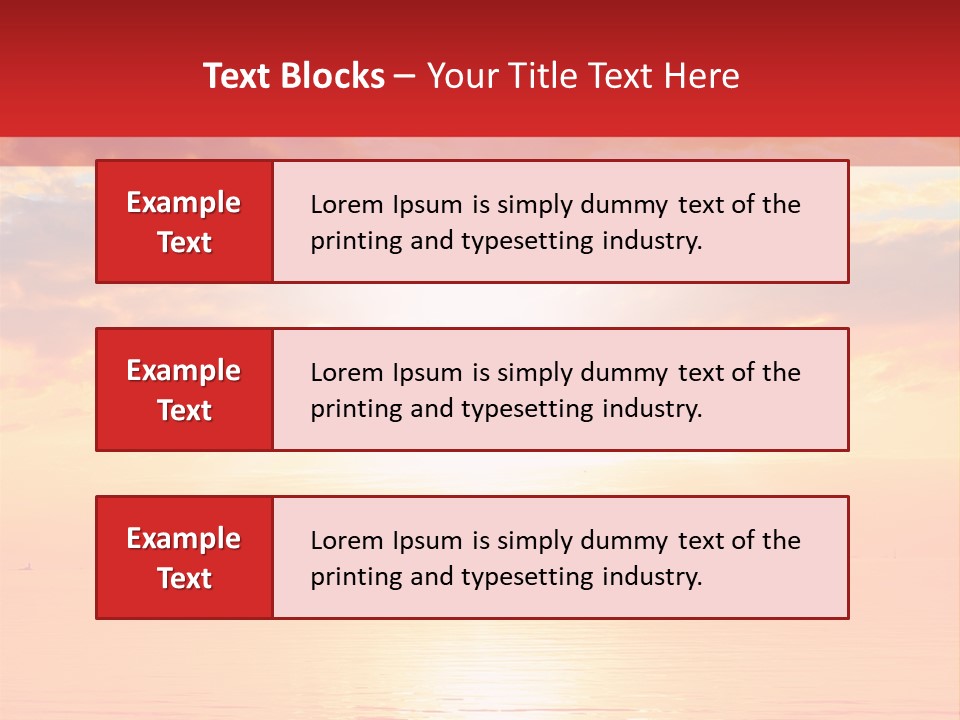 New Sunshine Wave PowerPoint Template