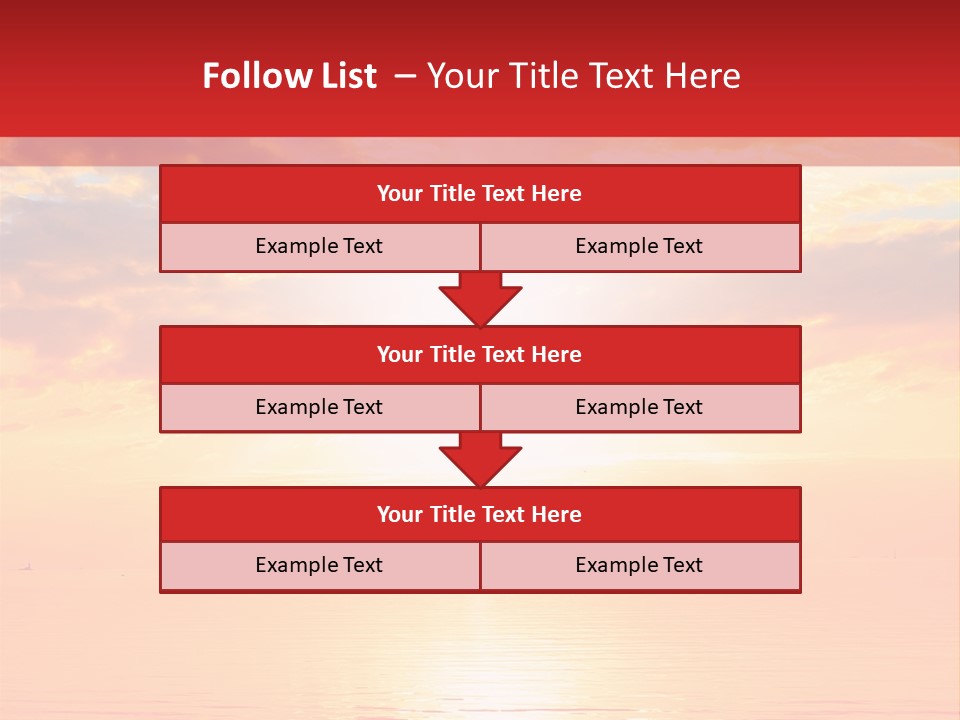 New Sunshine Wave PowerPoint Template
