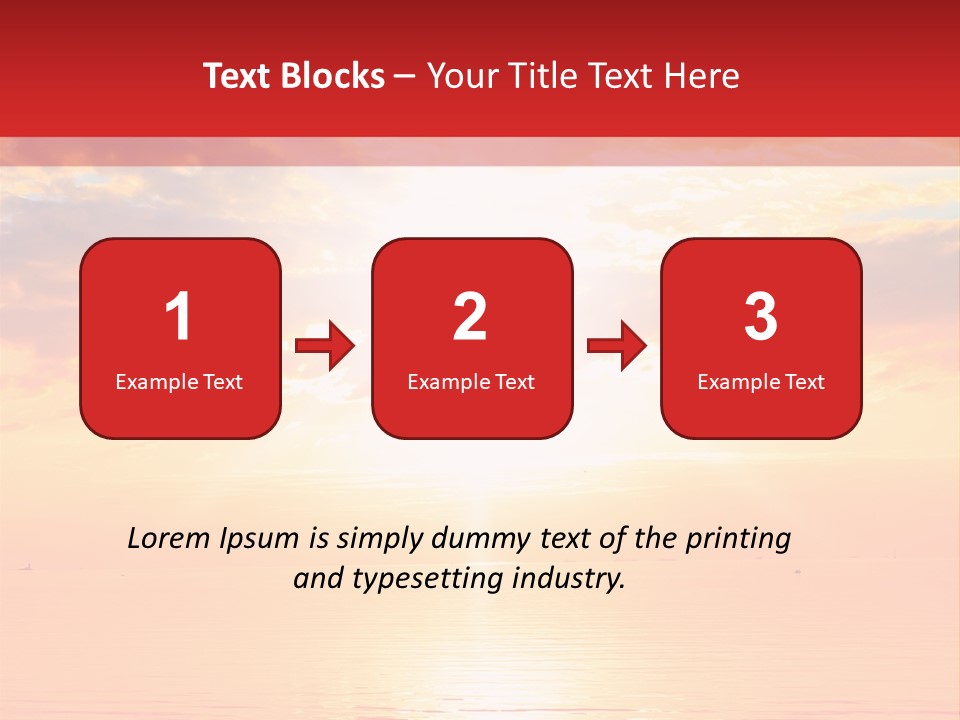 New Sunshine Wave PowerPoint Template