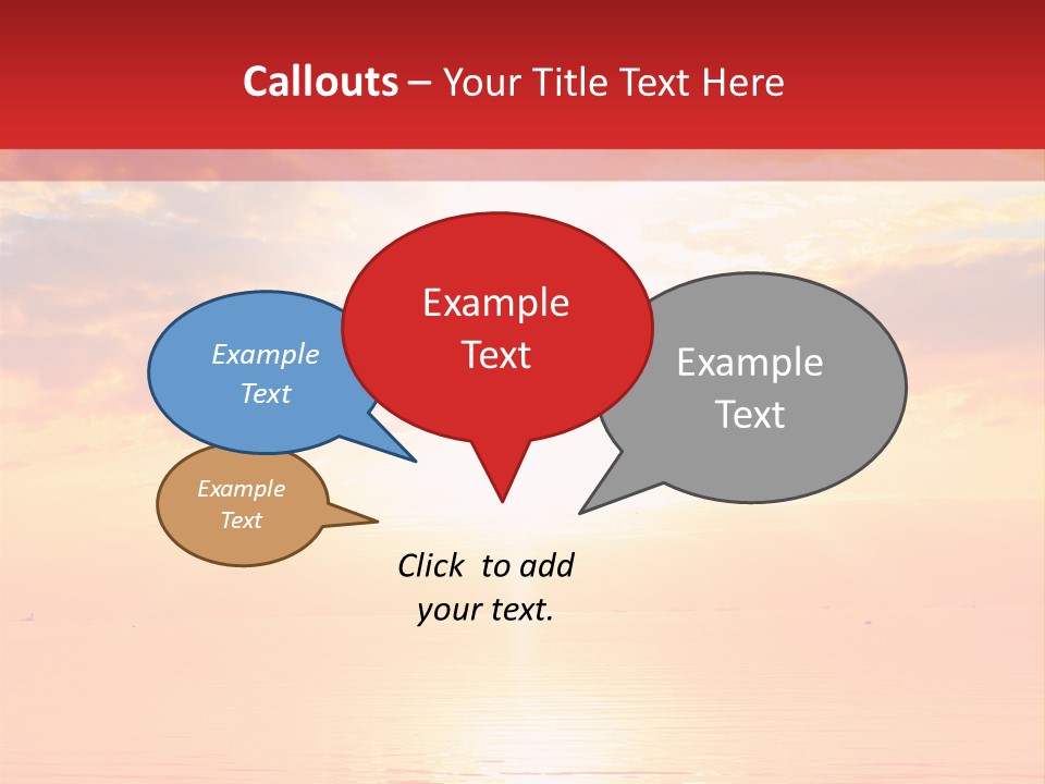 New Sunshine Wave PowerPoint Template