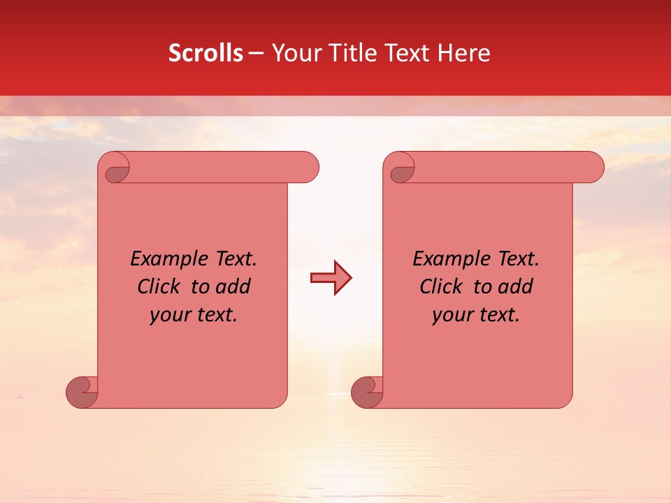 New Sunshine Wave PowerPoint Template