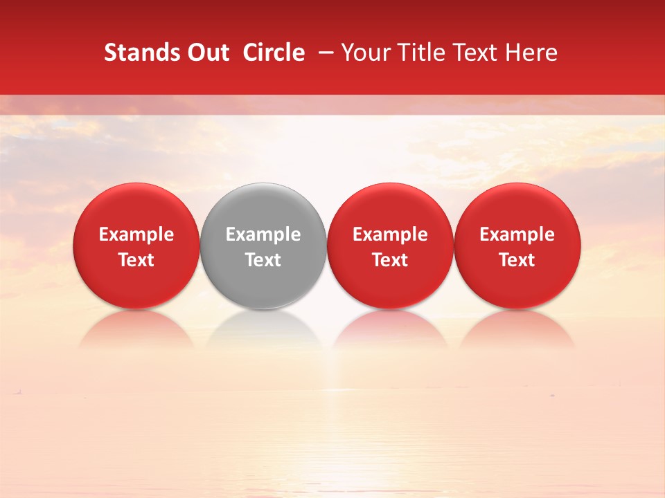 New Sunshine Wave PowerPoint Template