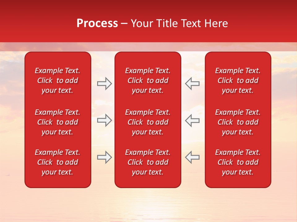 New Sunshine Wave PowerPoint Template