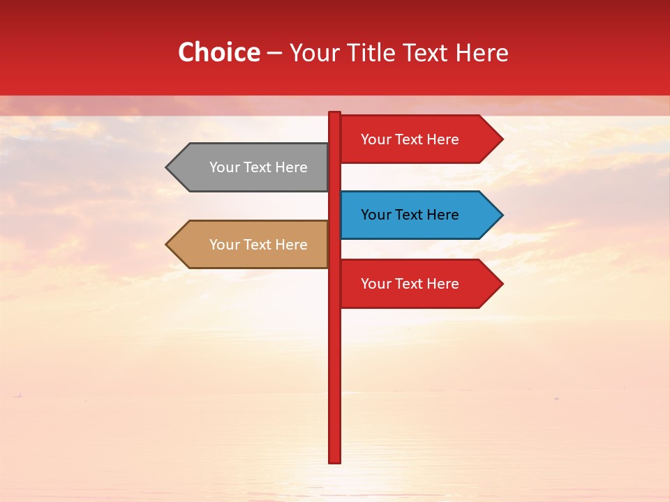 New Sunshine Wave PowerPoint Template