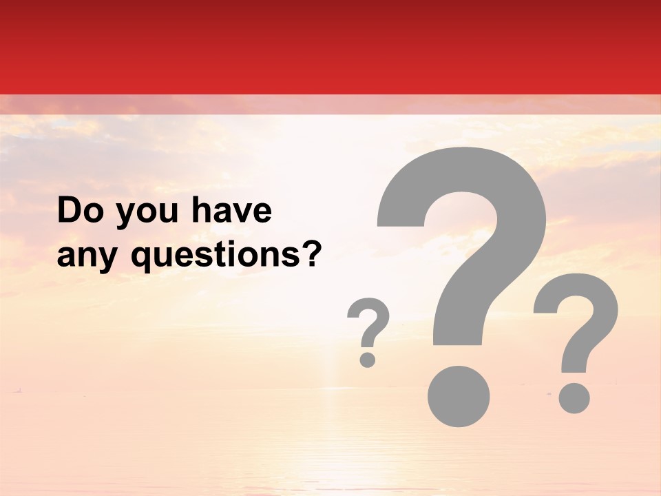 New Sunshine Wave PowerPoint Template