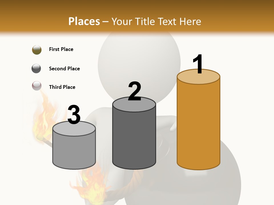 Character Businessman Different PowerPoint Template