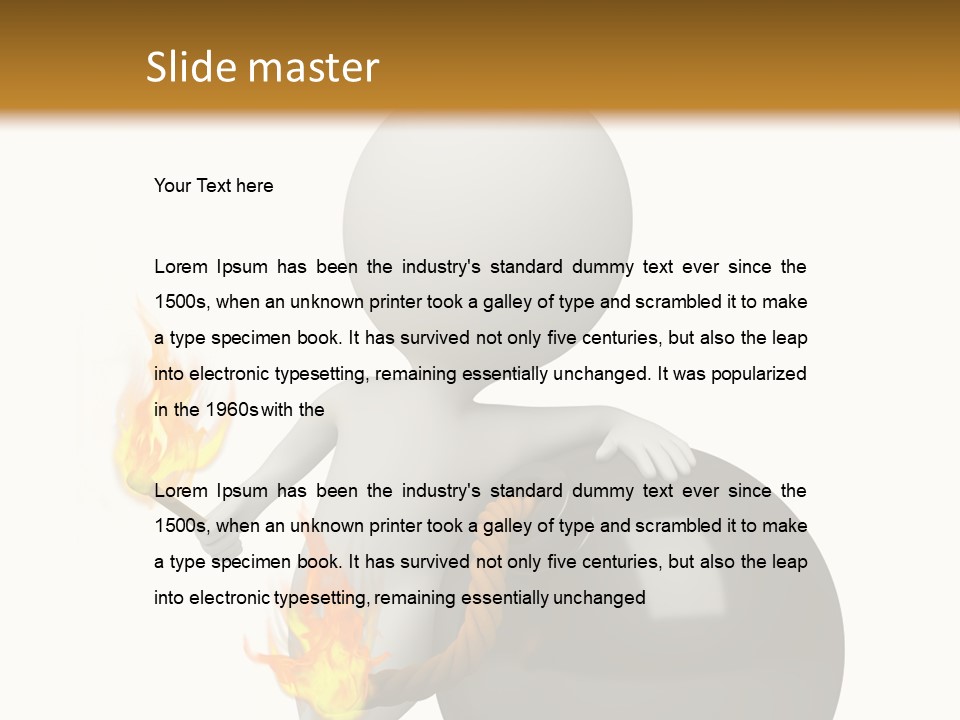 Character Businessman Different PowerPoint Template