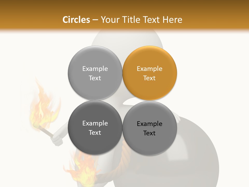 Character Businessman Different PowerPoint Template