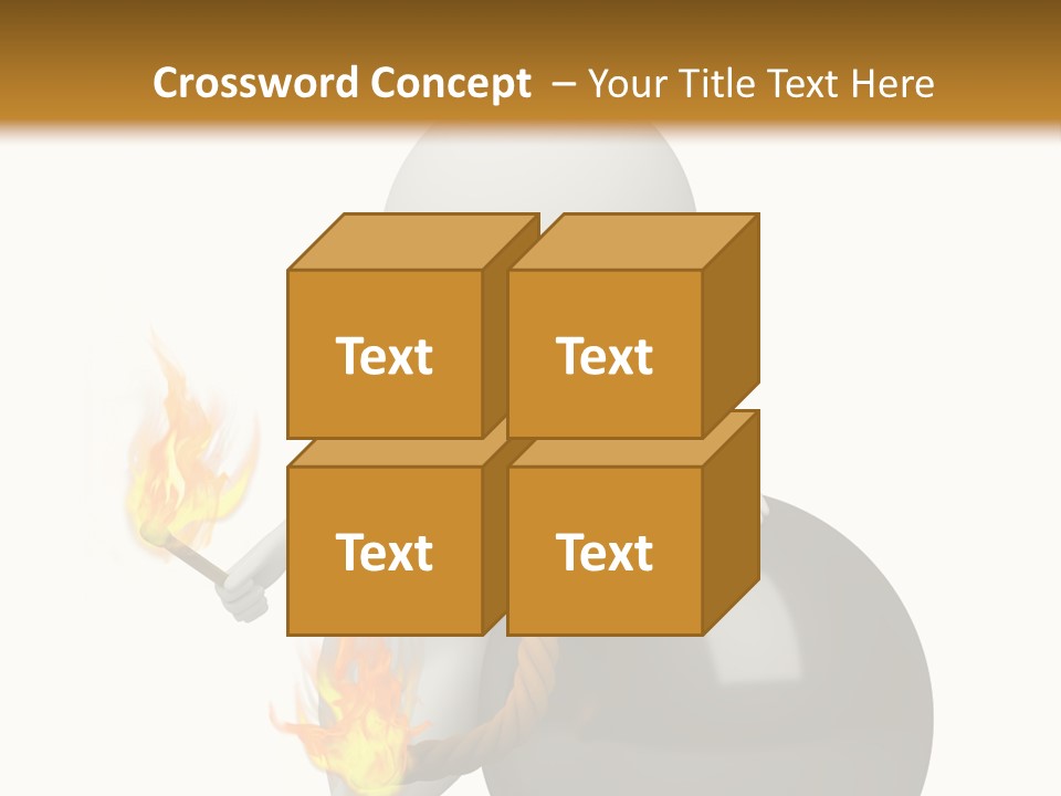 Character Businessman Different PowerPoint Template