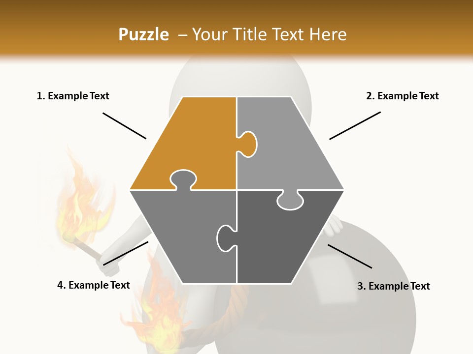 Character Businessman Different PowerPoint Template