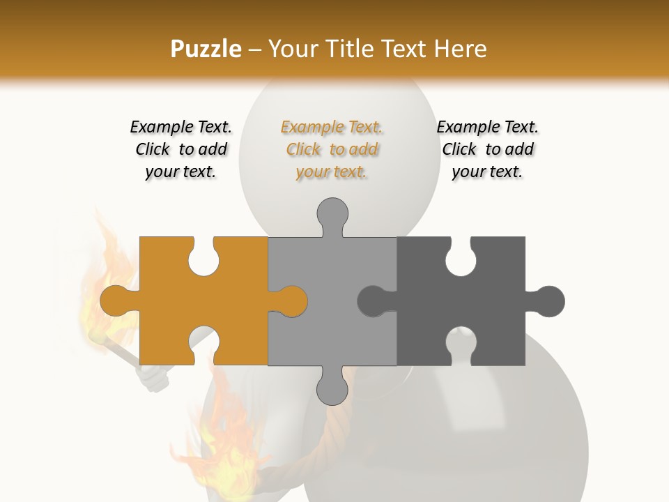 Character Businessman Different PowerPoint Template