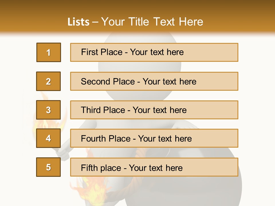 Character Businessman Different PowerPoint Template