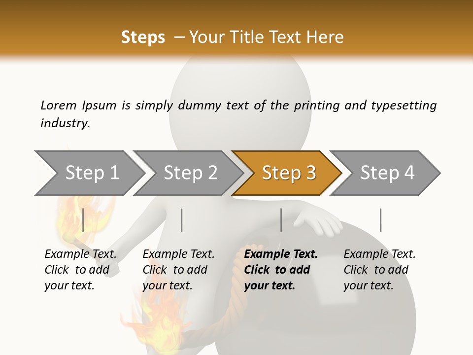 Character Businessman Different PowerPoint Template