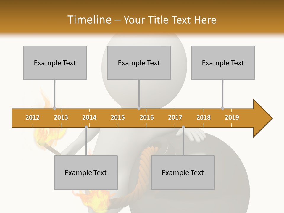 Character Businessman Different PowerPoint Template