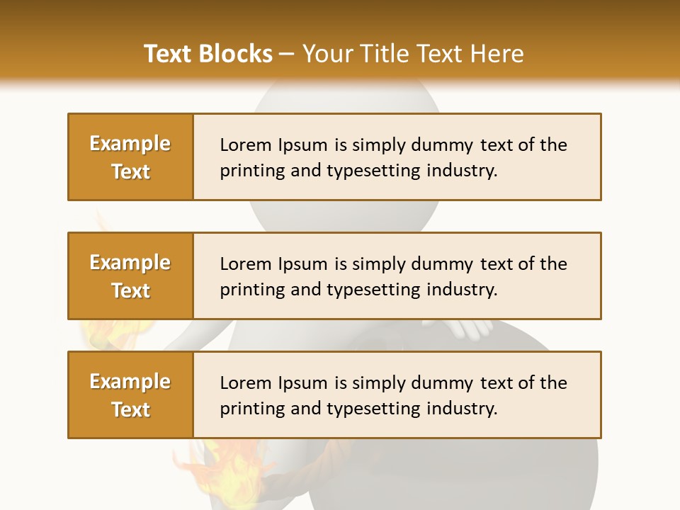Character Businessman Different PowerPoint Template