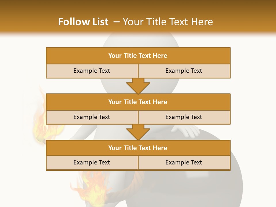 Character Businessman Different PowerPoint Template