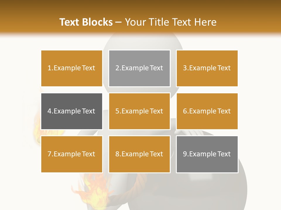 Character Businessman Different PowerPoint Template