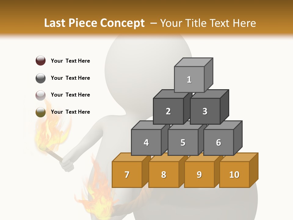 Character Businessman Different PowerPoint Template