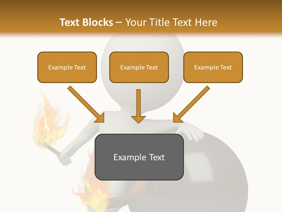Character Businessman Different PowerPoint Template